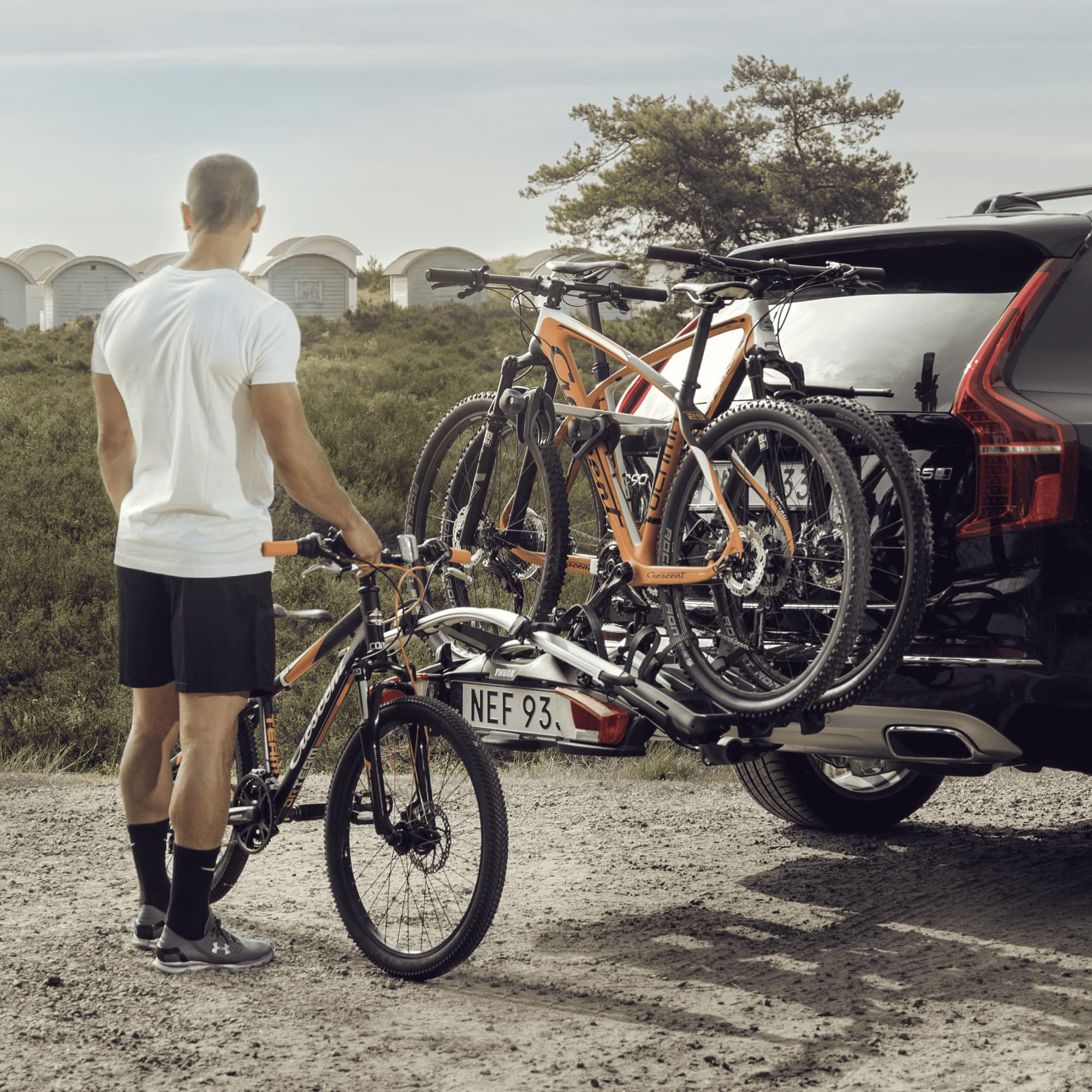 Thule 926002 Fahrräder VeloCompact 926, 3 Bikes, 13 PIN, Black